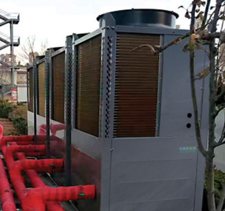 空氣能工程案例實(shí)拍