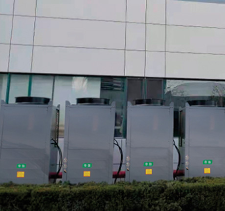 空氣能工程案例實(shí)拍